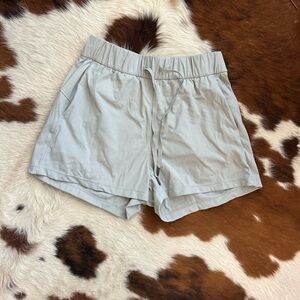 Women's Gray athletic Shorts with pockets